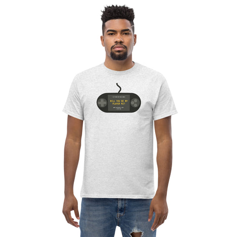 "Will You Be My Player 2" Geeky Valentine's Tee